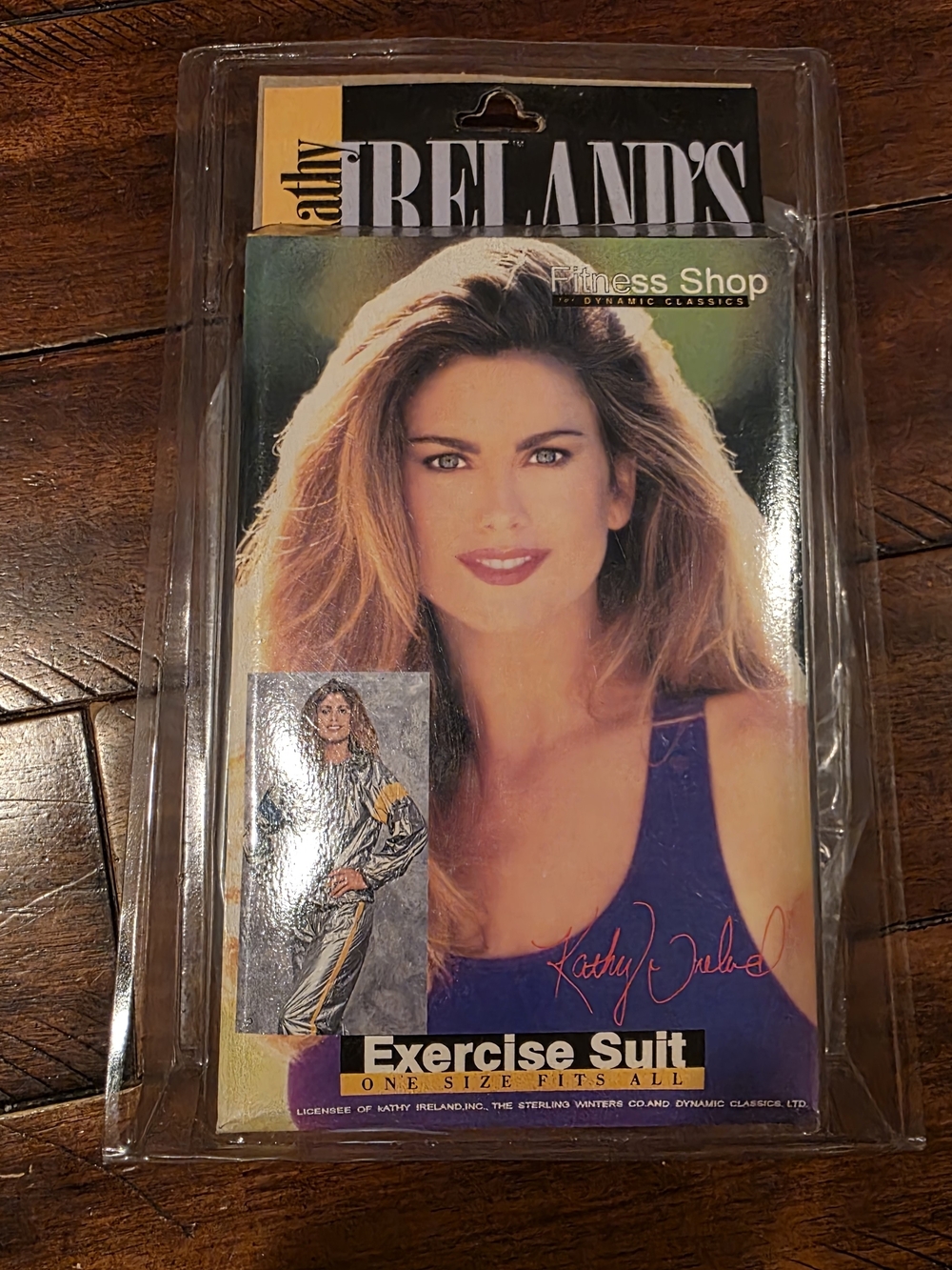1990s Kathy Ireland's Fitness Shop Exercise Sauna Action Suit